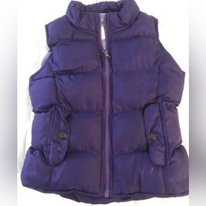 Circo girls puffer vest size 4T purple